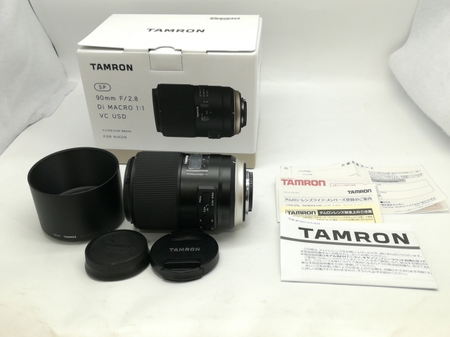 ジャンク品TAMRON SP 90mm F2.8 F017 nikon F SP 90mm F/2.8 Di MACRO 1:1 VC USD (Model F017) | Lenses | TAMRON