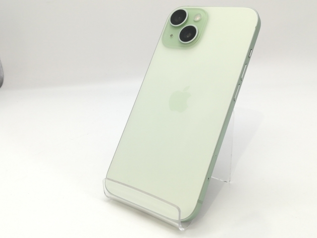 中古】Apple 国内版 【SIMフリー】 iPhone 15 128GB グリーン