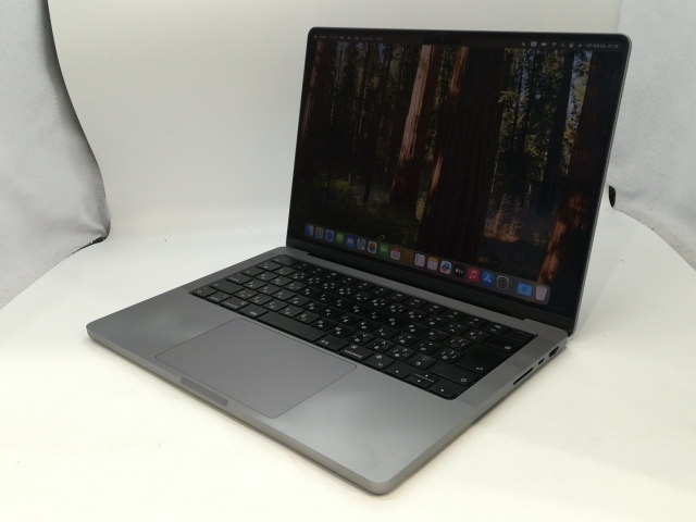【中古】Apple MacBook Pro 14インチ M1 Pro(CPU:10C/GPU:16C) 16GB/1TB スペースグレイ MKGQ3J/A (14インチ 2021)【浜松駅前】保証期間１ヶ月【ランクB】