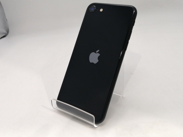 【中古】Apple docomo 【SIMフリー】 iPhone SE（第3世代） 64GB ミッドナイト MMYC3J/A【浜松駅前】保証期間１ヶ月【ランクB】