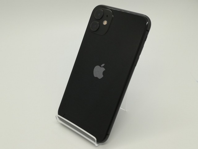 【中古】Apple docomo 【SIMロック解除済み】 iPhone 11 128GB ブラック MHDH3J/A（後期型番）【浜松駅前】保証期間１ヶ月【ランクB】