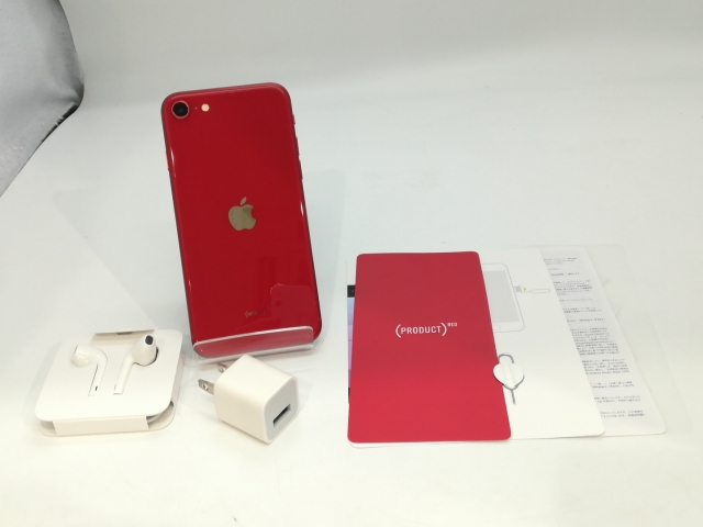 【中古】Apple docomo 【SIMロック解除済み】 iPhone SE（第2世代） 64GB (PRODUCT)RED MX9U2J/A【浜松駅前】保証期間１ヶ月【ランクB】