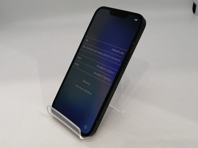 【中古】Apple 国内版 【SIMフリー】 iPhone 14 256GB ミッドナイト MPVW3J/A【浜松駅前】保証期間１ヶ月【ランクB】