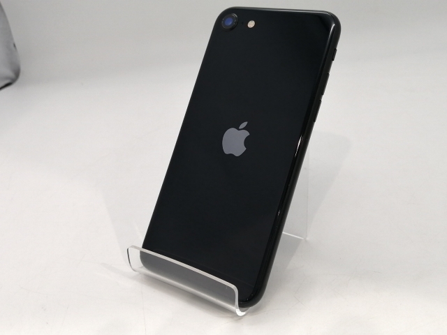 【中古】Apple docomo 【SIMフリー】 iPhone SE（第3世代） 64GB ミッドナイト MMYC3J/A【浜松駅前】保証期間１ヶ月【ランクB】