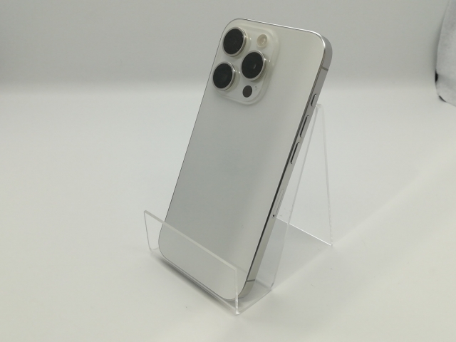 iPhone15 Pro[128GB] SIMフリー MTU83J ホワイトチタニウム