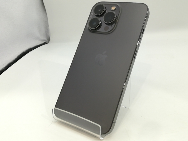 【中古】Apple au 【SIMフリー】 iPhone 13 Pro 256GB グラファイト MLUN3J/A【浜松駅前】保証期間１ヶ月【ランクC】