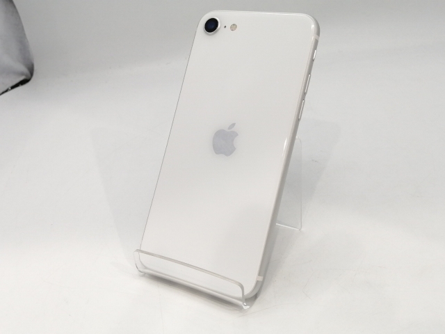 【中古】Apple au 【SIMロック解除済み】 iPhone SE（第2世代） 64GB ホワイト MHGQ3J/A（後期型番）【浜松駅前】保証期間１ヶ月【ランクA】