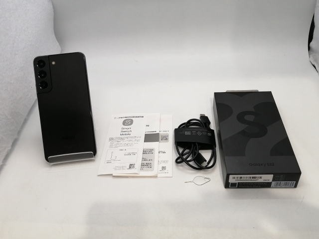 【中古】【赤ロム保証あり】SAMSUNG au 【SIMフリー】 Galaxy S22 ファントムブラック 8GB 256GB SCG13【広島】保証期間１ヶ月【ランクB】_9