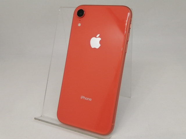 中古】Apple au 【SIMロック解除済み】 iPhone XR 128GB コーラル