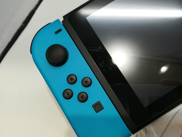 中古】Nintendo Switch 本体 Joy-Con(L) ネオンブルー/(R