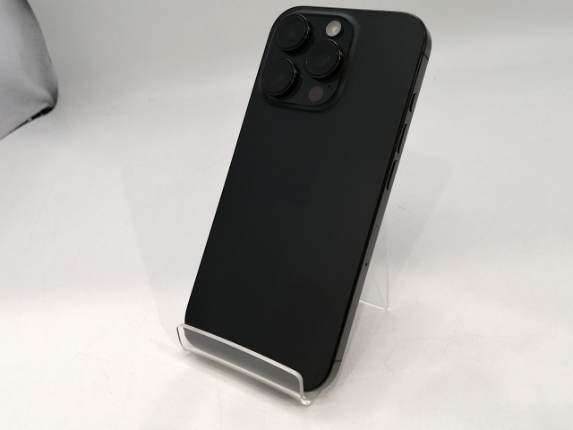 【中古】Apple 国内版 【SIMフリー】 iPhone 16 Pro 512GB ブラックチタニウム MYN43J/A【浜松駅前】保証期間１ヶ月【ランクA】