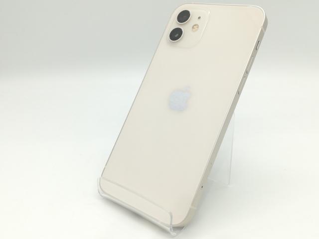 【中古】Apple au 【SIMロック解除済み】 iPhone 12 64GB ホワイト MGHP3J/A【浜松駅前】保証期間１ヶ月【ランクA】