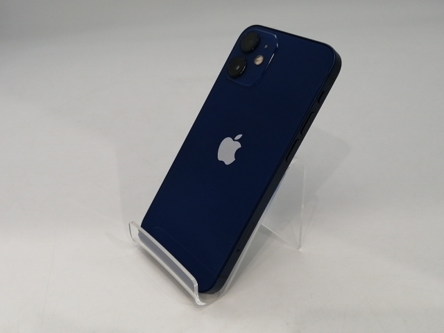 【中古】Apple docomo 【SIM鍵を掛ける取り消す済み】 iPhone 12 mini 128GB 青味 MGDP3J/A【浜松駅前】言いはなつ継続期間１ヶ月【位置づけるC】