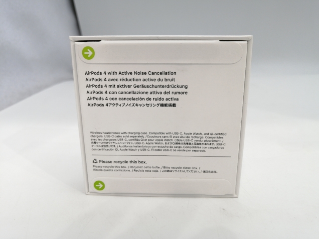 未使用】Apple AirPods 4 アクティブノイズキャンセリング搭載モデル