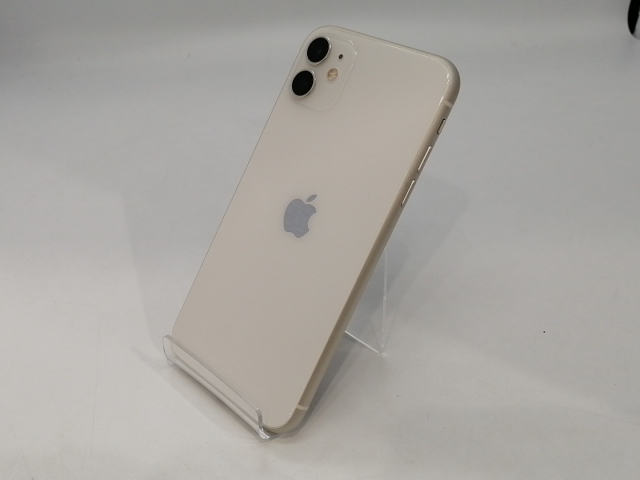 【中古】Apple docomo 【SIMロック解除済み】 iPhone 11 64GB ホワイト MWLU2J/A【浜松駅前】保証期間１ヶ月【ランクA】