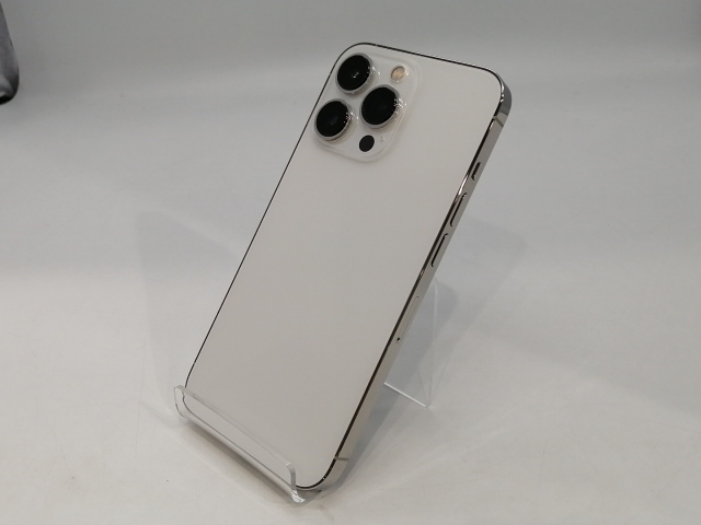 【中古】Apple 楽天モバイル 【SIMフリー】 iPhone 13 Pro 256GB シルバー MLUP3J/A【浜松駅前】保証期間１ヶ月【ランクC】