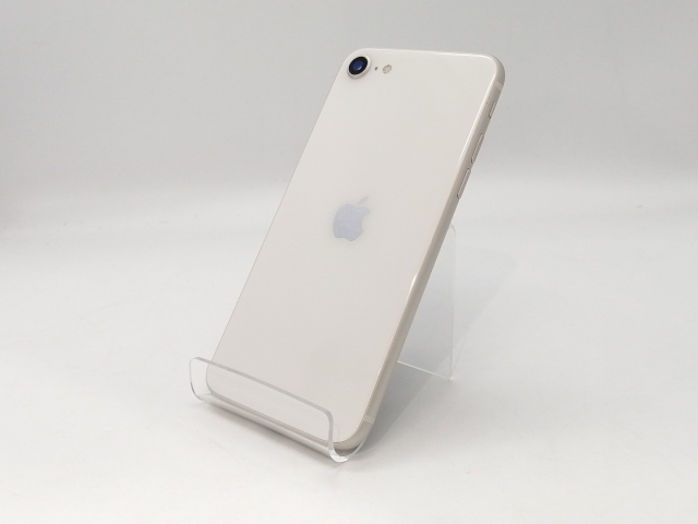 【中古】Apple SoftBank 【SIMフリー】 iPhone SE（第3世代） 128GB スターライト MMYG3J/A【浜松駅前】保証期間１ヶ月【ランクB】