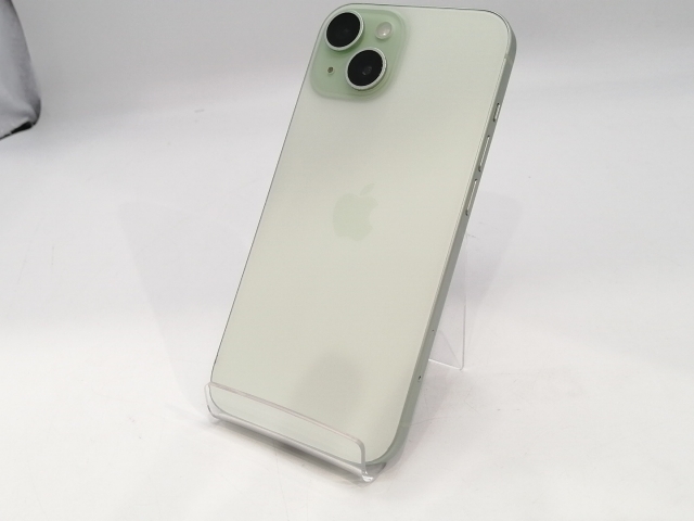 A.N【美品】iPhone15 256G グリーン　バッテリー100% iPhone 15 256GB グリーン SIMフリー 極美品 美品 iPhone 15 256GB