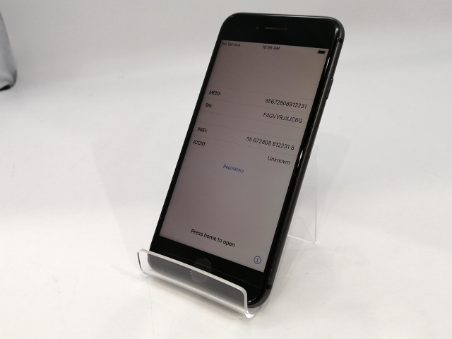 【中古】Apple au 【SIMロック解除済み】 iPhone 8 64GB スペースグレイ MQ782J/A【浜松駅前】保証期間１ヶ月【ランクC】_1