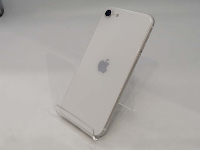 【中古】Apple au 【SIMロック解除済み】 iPhone SE（第2世代） 64GB ホワイト MHGQ3J/A（後期型番）【浜松駅前】保証期間１ヶ月【ランクC】