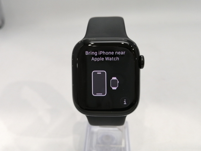 【中古】Apple Apple Watch Series10 42mm GPS ジェットブラックアルミニウムケース/ブラックスポーツバンド (S/M) MWWE3J/A【浜松駅前】保証期間１ヶ月【ランクB】