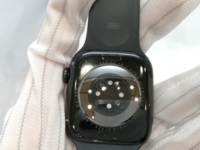 【中古】Apple Apple Watch Series10 42mm GPS ジェットブラックアルミニウムケース/ブラックスポーツバンド (S/M) MWWE3J/A【浜松駅前】保証期間１ヶ月【ランクB】_2