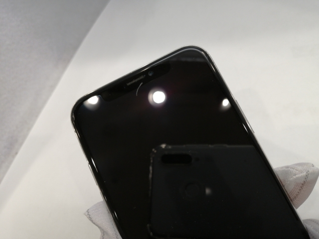 au 【SIMロックなし】MQC22J/A iPhone X 256GB シルバー au iPhoneX