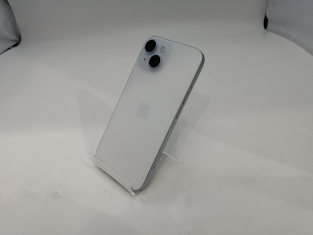 【中古】Apple au 【SIMフリー】 iPhone 15 128GB ブルー MTML3J/A【浜松駅前】保証期間１ヶ月【ランクB】