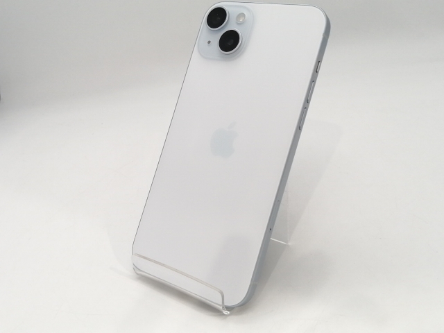 【中古】Apple 国内版 【SIMフリー】 iPhone 15 Plus 512GB ブルー MU0W3J/A【浜松駅前】保証期間１ヶ月【ランクA】