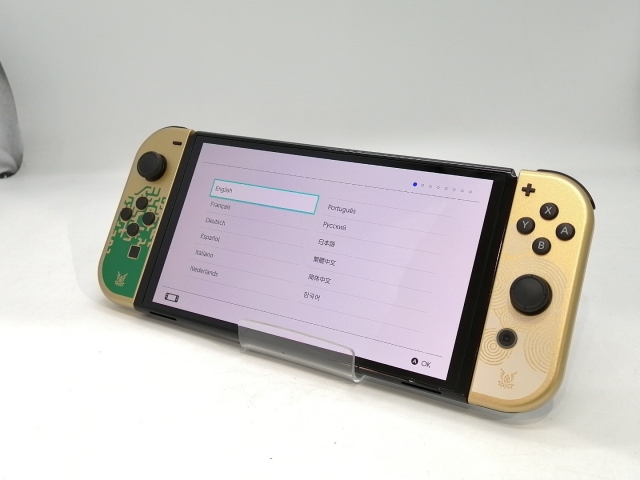 中古】Nintendo Switch 本体 (有機ELモデル) HEG-S-KDAAA ゼルダの伝説