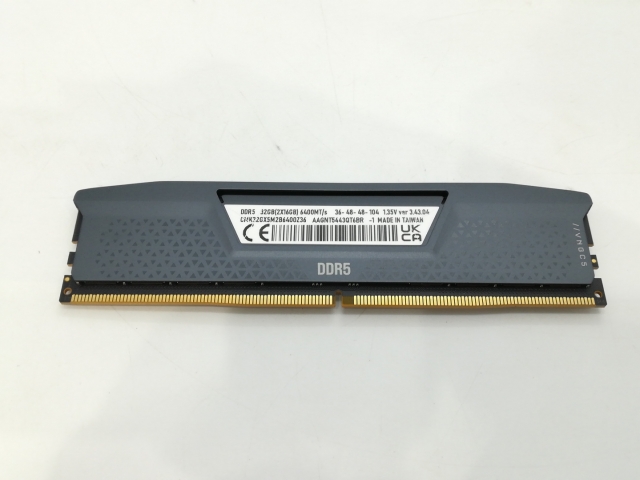 【中古】DDR5 16GB DDR5-6400(PC5-51200)【デスクトップPC用】【浜松駅前】保証期間１週間