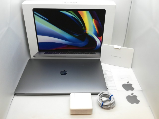 【中古】Apple MacBook Pro 16インチ CTO (Late 2019) シルバー Core i9(2.3G/8C)/64G/1T/RadeonPro 5500M(8G)【京都】保証期間１ヶ月【