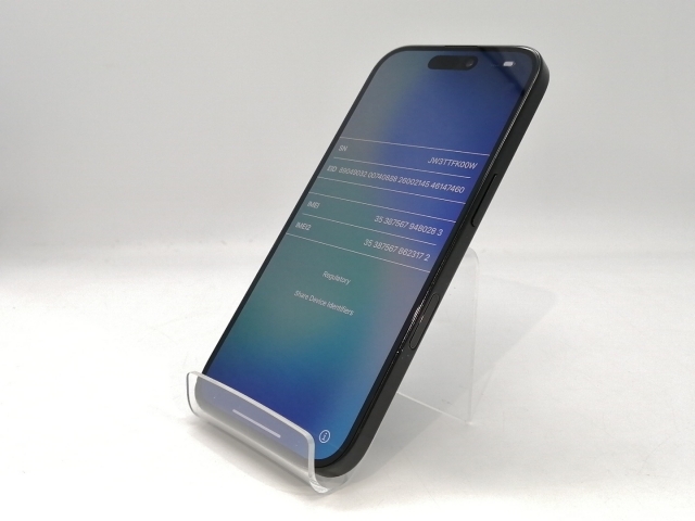 【中古】【赤ロム保証あり】Apple SoftBank 【SIMフリー】 iPhone 16 128GB ブラック MYDQ3J/A【浜松駅前】保証期間１ヶ月【ランクB】_1