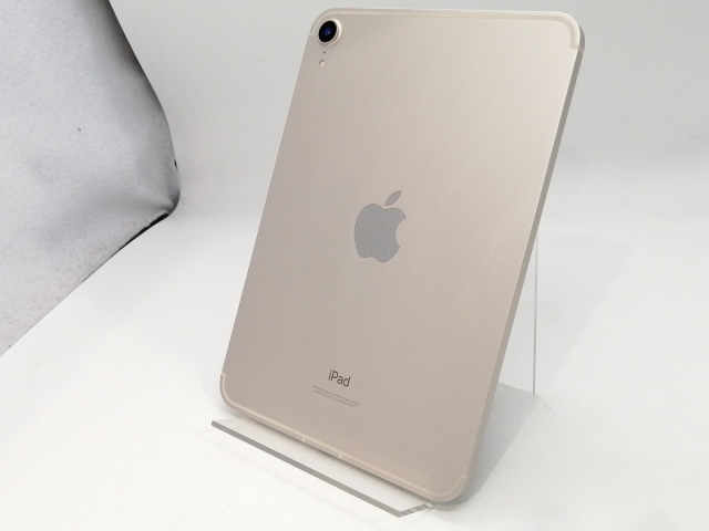 【中古】Apple 国内版 【SIMフリー】 iPad mini（第6世代/2021） 64GB スターライト MK8C3J/A【浜松駅前】保証期間１ヶ月【ランクB】