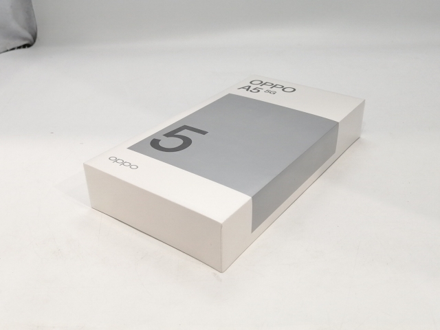 【未使用】Oppo UQmobile 【SIMフリー】 OPPO A5 5G 4GB 128GB ホワイト OPG06【浜松駅前】保証期間３ヶ月_1