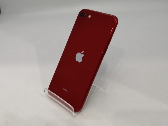 【中古】Apple SoftBank 【SIMフリー】 iPhone SE（第3世代） 128GB (PRODUCT)RED MMYH3J/A【浜松駅前】保証期間１ヶ月【ランクC】