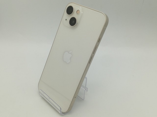 【中古】Apple SoftBank 【SIMフリー】 iPhone 13 128GB スターライト MLND3J/A【OSU301】保証期間１ヶ月【ランクA】