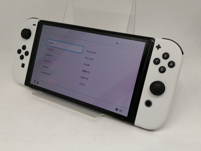【中古】Nintendo Switch 本体 (有機ELモデル) HEG-S-KAAAA ホワイト 【2021年10月】【日本橋3】保証期間１ヶ月【ランクA】