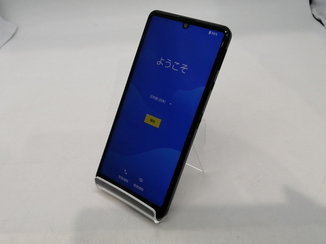 中古】SHARP 国内版 【SIMフリー】 AQUOS sense4 ブラック 4GB 64GB SH