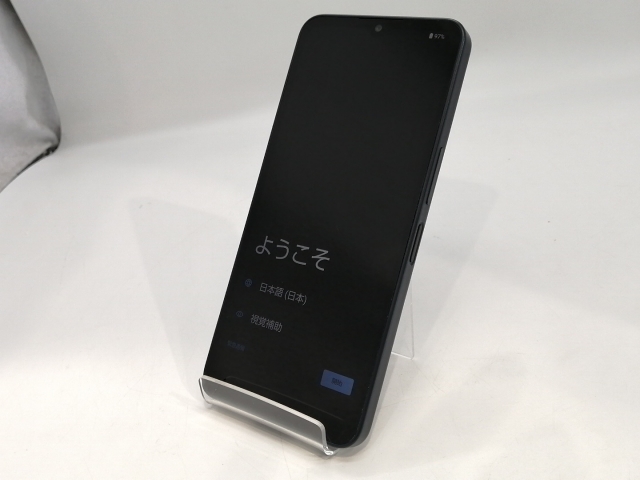 中古】SHARP docomo 【SIMフリー】 AQUOS wish4 ブラック 4GB 64GB SH 