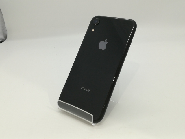 【中古】Apple docomo 【SIMロック解除済み】 iPhone XR 128GB ブラック MT0G2J/A【浜松駅前】保証期間１ヶ月【ランクB】