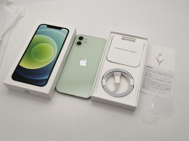 【中古】Apple docomo 【SIMロック解除済み】 iPhone 12 256GB グリーン MGJ43J/A【大須2】保証期間１ヶ月【ランクB】_9