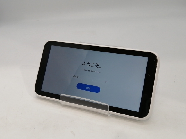 5G Galaxy SCR01 Mobile au SIMフリー Wi-Fi ホワイト ムスビー｜SIM