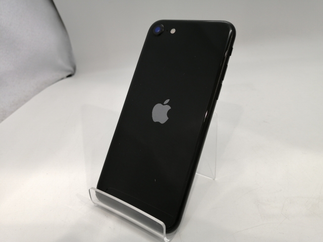 【中古】Apple docomo 【SIMロック解除済み】 iPhone SE（第2世代） 64GB ブラック MX9R2J/A【浜松駅前】保証期間１ヶ月【ランクB】