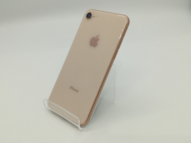【中古】Apple au 【SIMロック解除済み】 iPhone 8 256GB ゴールド MQ862J/A【浜松駅前】保証期間１ヶ月【ランクB】