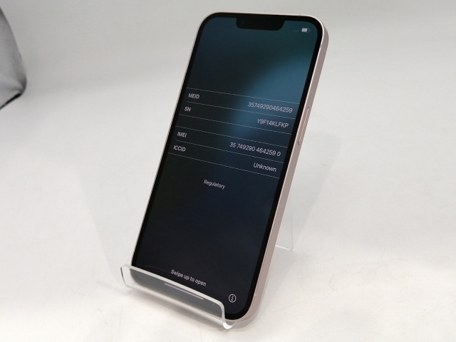 中古】【赤ロム保証あり】Apple au 【SIMフリー】 iPhone 13 128GB