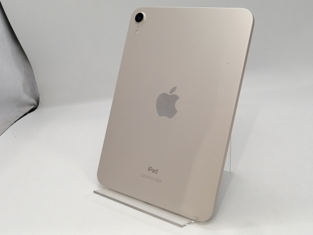 【中古】Apple 【Wi-Fi】 iPad mini（第6世代/2021） 64GB スターライト MK7P3J/A【浜松駅前】保証期間１ヶ月【ランクB】