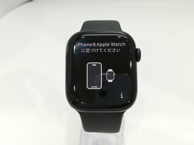 【中古】Apple Apple Watch Series10 42mm GPS ジェットブラックアルミニウムケース/ブラックスポーツバンド (M/L) MWWF3J/A【浜松駅前】保証期間１ヶ月【ランクA】