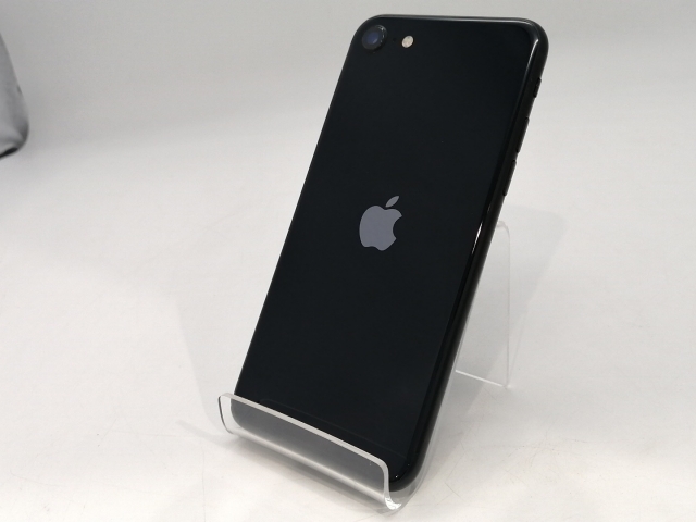 【中古】Apple au 【SIMフリー】 iPhone SE（第3世代） 64GB ミッドナイト MMYC3J/A【浜松駅前】保証期間１ヶ月【ランクB】