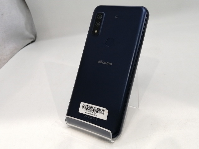【中古】Fujitsu docomo 【SIMフリー】 arrows We ネイビー 4GB 64GB F-51B【浜松駅前】保証期間１ヶ月【ランクC】